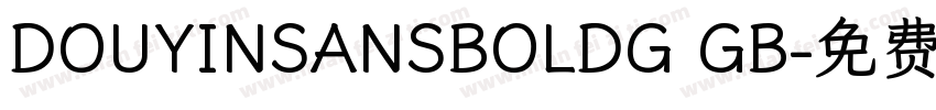 DOUYINSANSBOLDG GB字体转换